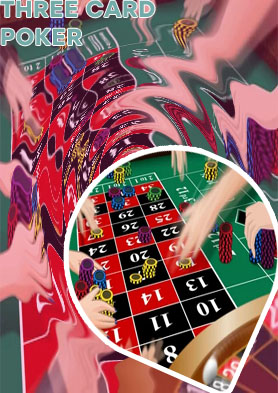 Blackjack plus 3 card poker