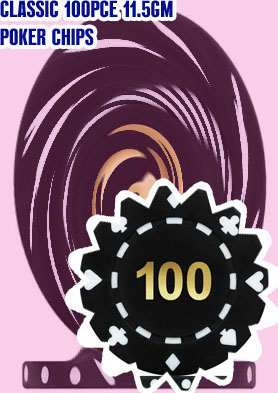 Cardinal poker chips 100