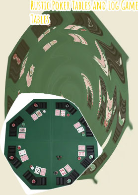 Hexagon poker table top