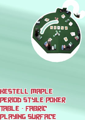 Used kestell poker table